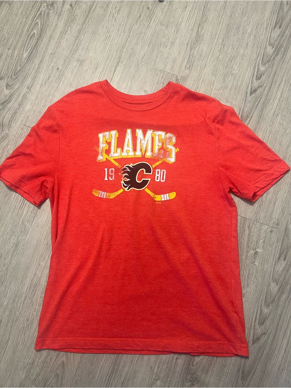Flames Red Graphic Tee